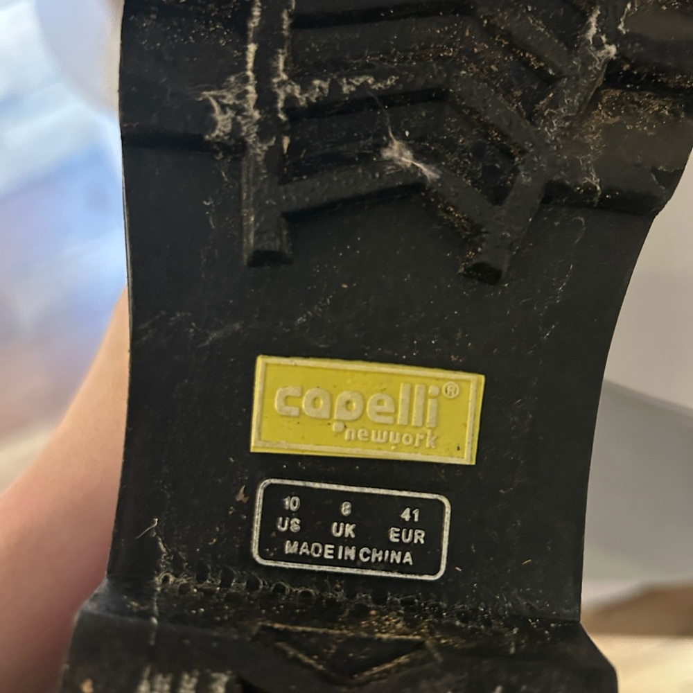 Capelli of New York Black and Pink Graphic Rain Boots - Picture 5 of 5
